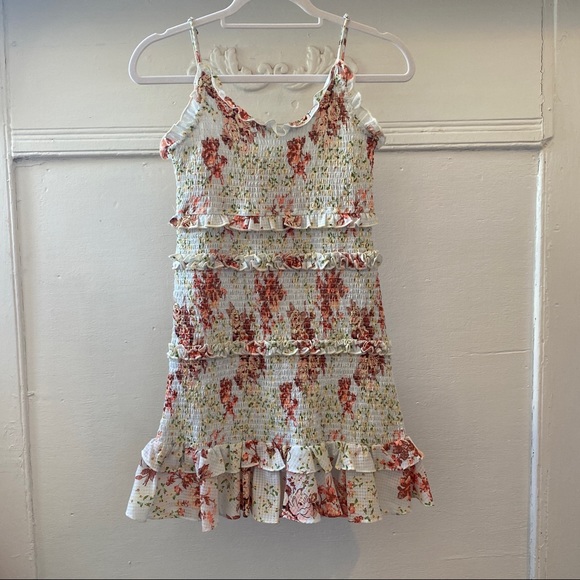 Zara Floral Mini Dress - Picture 3 of 4